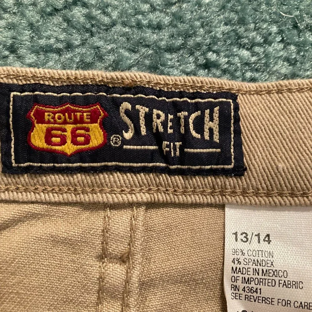 NWOT Vintage Route 66 Stretch Fit High Rise Denim Jeans Size 13/14